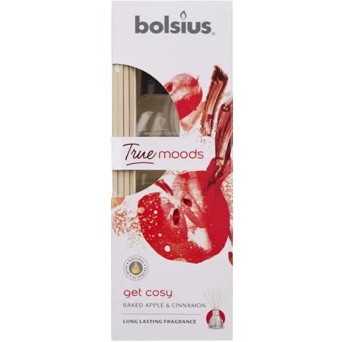 Bolsius mirisni difuzor sa štapićima 45ml - Get Cosy True Moods (cimet i pečene jabuke)