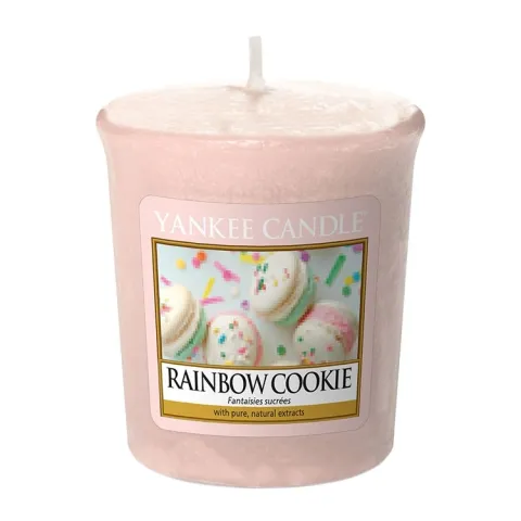 Mala mirisna sveća u čašici Rainbow Cookie (citrus, vanila, marakuja)